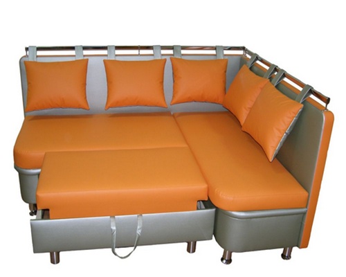 Угловой диван со спальным местом для кухни